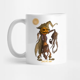 Halloween pumpkin scarecrow spooky fall autumn T-Shirt Mug Apparel Hoodie Sticker Gift Mug